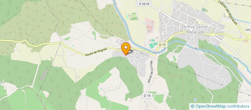 localisation de l'entreprise SARL BPA SERVICE à LE PUY-SAINTE-REPARADE