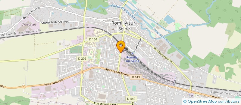 localisation de l'entreprise SARL BPLM  ROMILLY-SUR-SEINE