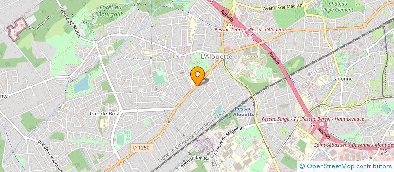 localisation de l'entreprise SARL BPN AUTOMOBILES à PESSAC