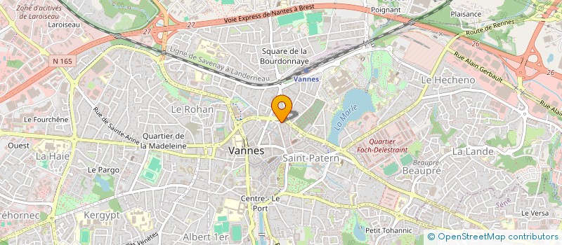 localisation de l'entreprise SARL BR G-FLEURS à VANNES