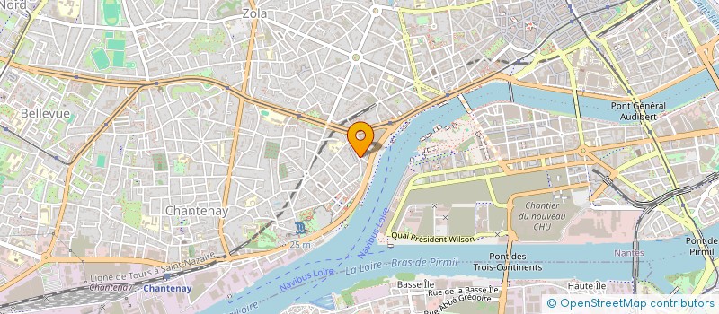 localisation de l'entreprise SARL BR OUEST à NANTES