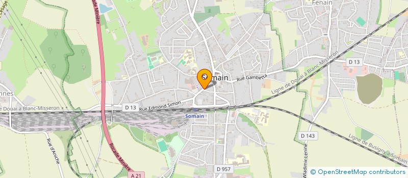 localisation de l'entreprise SARL BRABANT PRESSE  SOMAIN