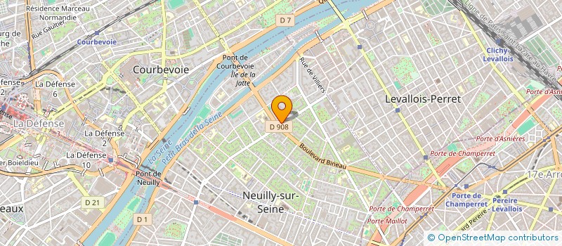 localisation de l'entreprise SARL BRAHA à NEUILLY-SUR-SEINE