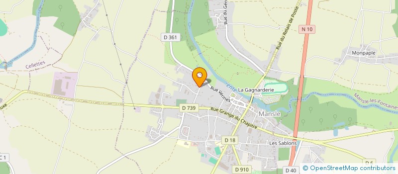 localisation de l'entreprise SARL BRANCHU à MANSLE-LES-FONTAINES