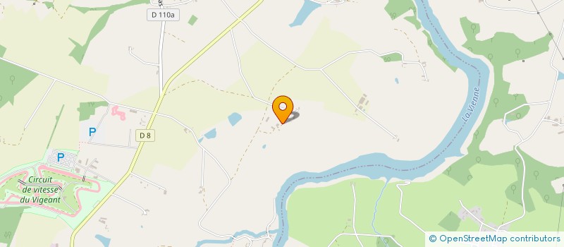 localisation de l'entreprise SARL BRANTHOME  LE VIGEANT