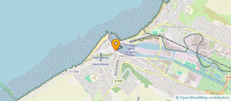 localisation de l'entreprise SARL BRASSERIE DE LA COTE à LE TREPORT