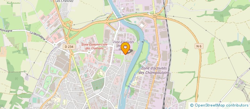 localisation de l'entreprise SARL BRASSERIE DES BORDS DE L'YONNE à AUXERRE