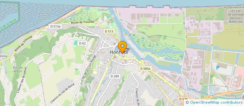 localisation de l'entreprise SARL BRASSERIE DU PORT à HONFLEUR
