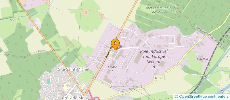 localisation de l'entreprise SARL BRASSERIE K  TOUL