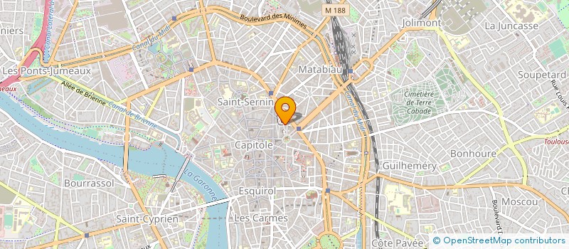 localisation de l'entreprise SARL BRASSERIE VICTOR HUGO à TOULOUSE