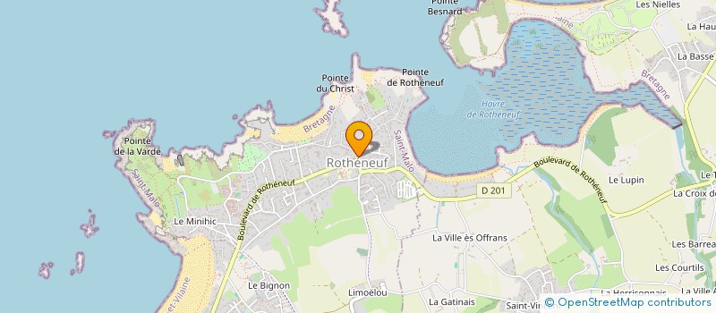 localisation de l'entreprise SARL BRAUD-CATHELINE à SAINT-MALO