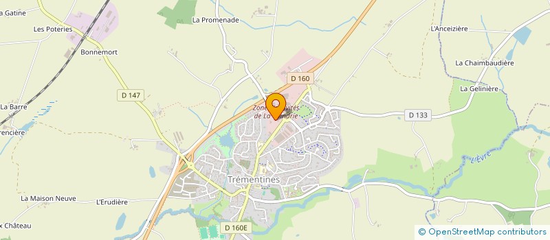 localisation de l'entreprise SARL BRAUD ET FILS  TREMENTINES