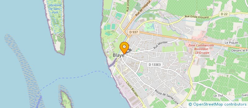 localisation de l'entreprise SARL BRAYETTE BESSE à BLAYE