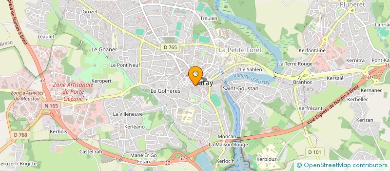localisation de l'entreprise SARL BRAYSSART à AURAY