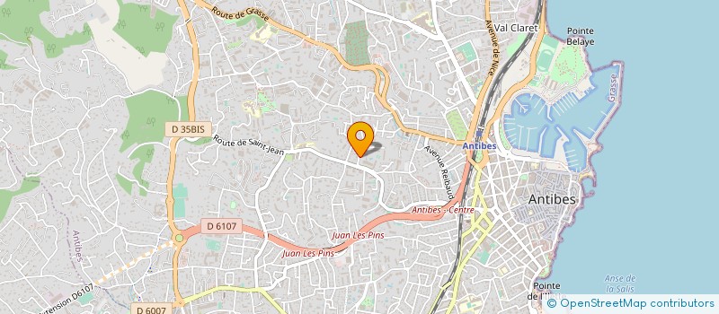 localisation de l'entreprise SARL BRB à ANTIBES