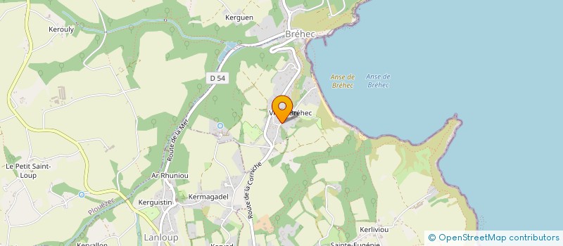 localisation de l'entreprise SARL BREHEC KOZH  PLOUHA