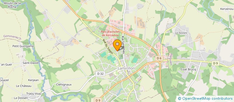 localisation de l'entreprise SARL BREIZ MATIC à LANVOLLON