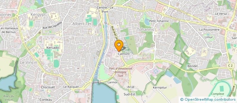 localisation de l'entreprise SARL BREIZ NETTOYAGE à VANNES