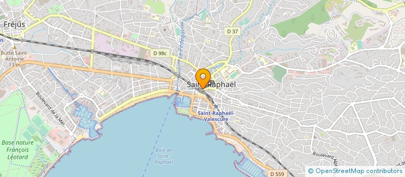 localisation de l'entreprise SARL BREIZH COMPTOIR ESTEREL  SAINT-RAPHAEL