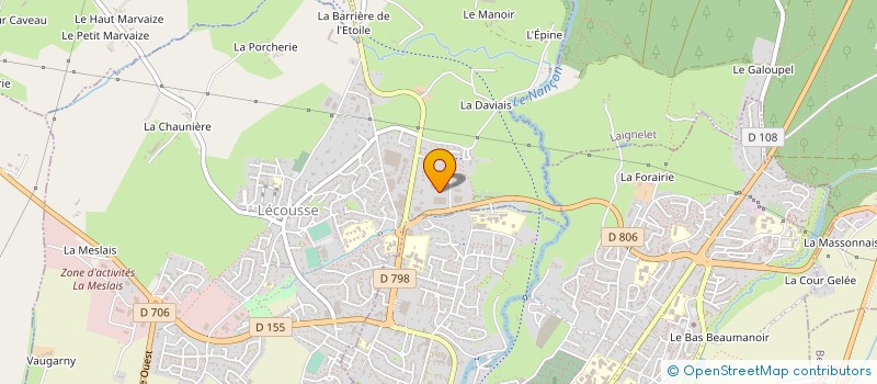 localisation de l'entreprise SARL BREL LOUIS à LECOUSSE
