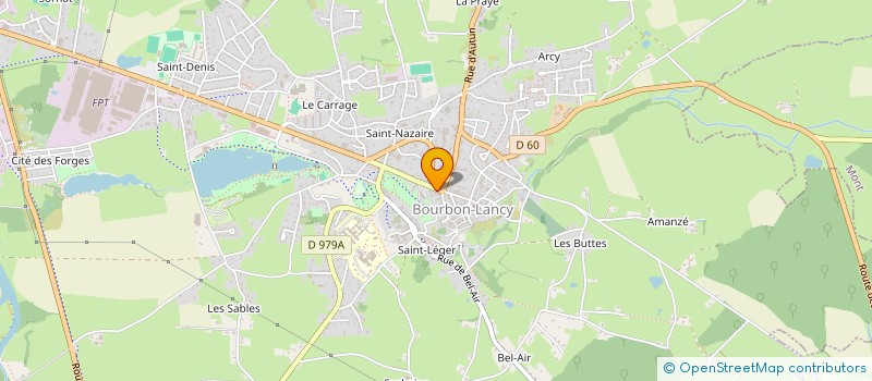 localisation de l'entreprise SARL BREMENT  BOURBON-LANCY