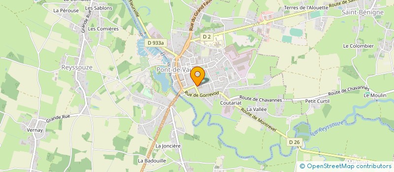 localisation de l'entreprise SARL BRESSE FIOUL DISTRIBUTION à VIRIAT