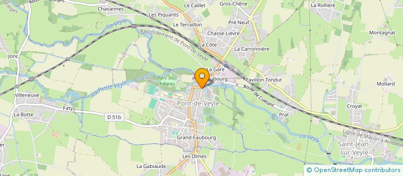 localisation de l'entreprise SARL BRESSE IMPORT à PONT-DE-VEYLE
