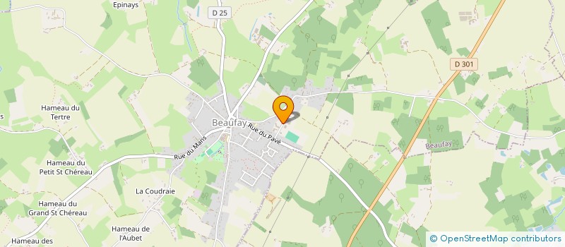 localisation de l'entreprise SARL BRETEAU à BEAUFAY