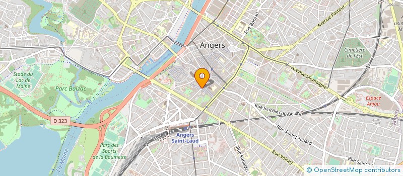 localisation de l'entreprise SARL BRETON à ANGERS