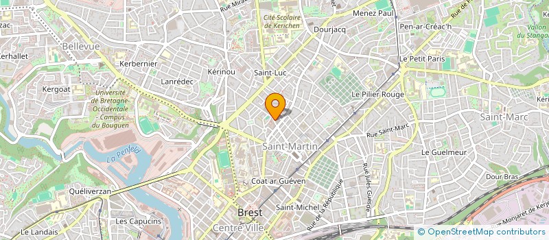 localisation de l'entreprise SARL BRETON-BERTOLINO à BREST