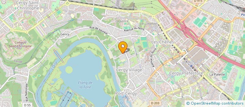 localisation de l'entreprise SARL BRETON DITE BRETSON à CERGY