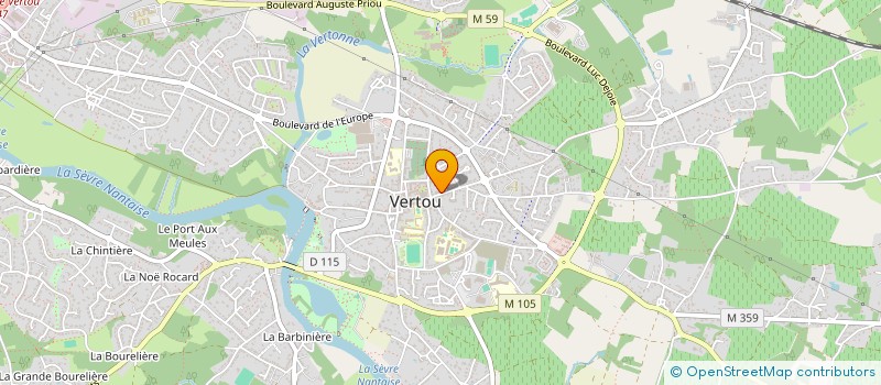 localisation de l'entreprise SARL BRETON-LAROCHE  VERTOU