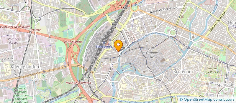 localisation de l'entreprise SARL BRETZEL CROUSTILLANT à STRASBOURG
