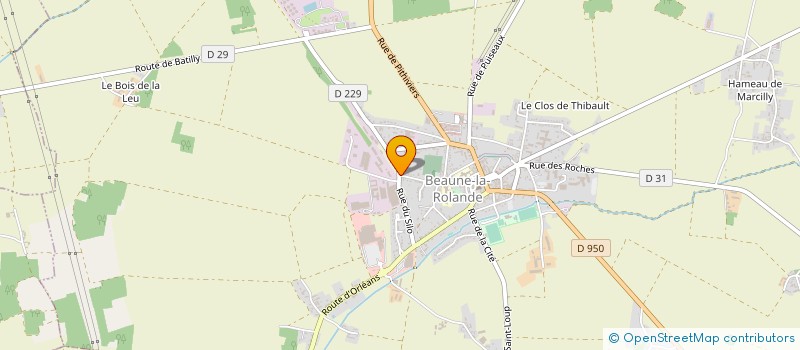 localisation de l'entreprise SARL BRIAND à BEAUNE-LA-ROLANDE