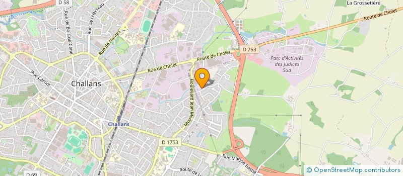 localisation de l'entreprise SARL BRIAND CHARRON VERGNE à CHALLANS