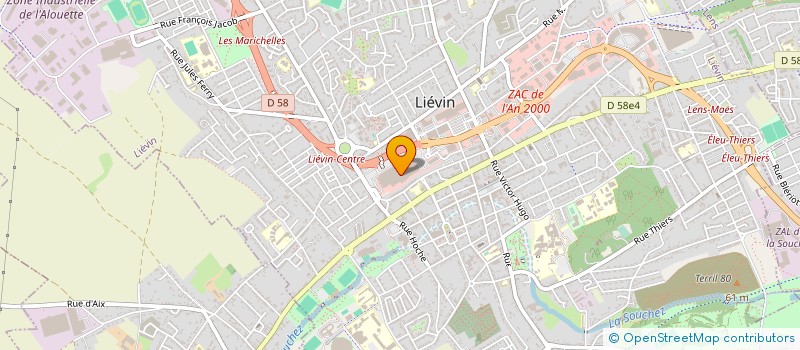 localisation de l'entreprise SARL BRIANT LIEVIN à LIEVIN