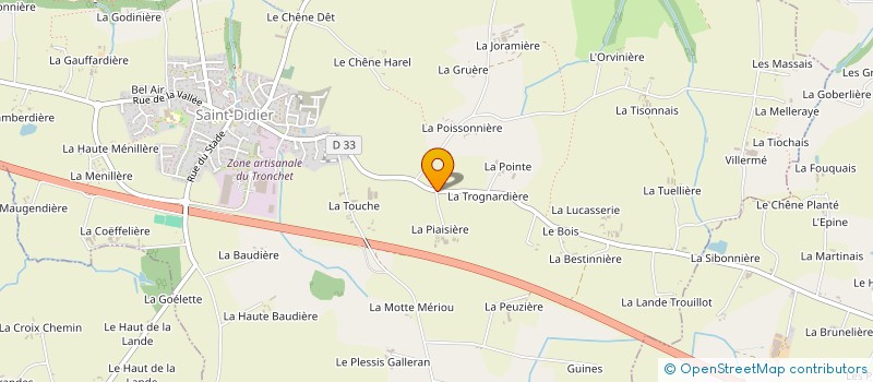 localisation de l'entreprise SARL BRIANTAIS à SAINT-DIDIER