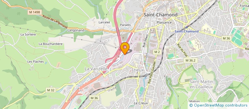 localisation de l'entreprise SARL BRIAT à SAINT-CHAMOND