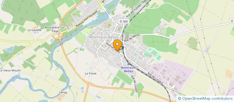 localisation de l'entreprise SARL BRICADO à MONTREUIL-BELLAY
