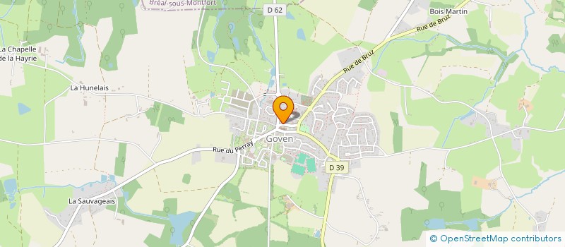 localisation de l'entreprise SARL BRICARD  GOVEN