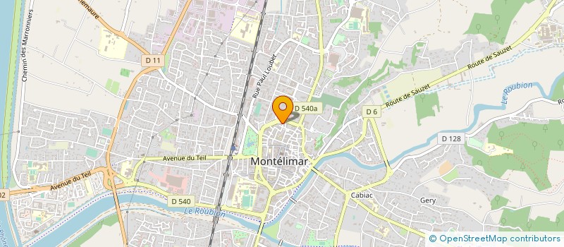localisation de l'entreprise SARL BRICAT à MONTELIMAR