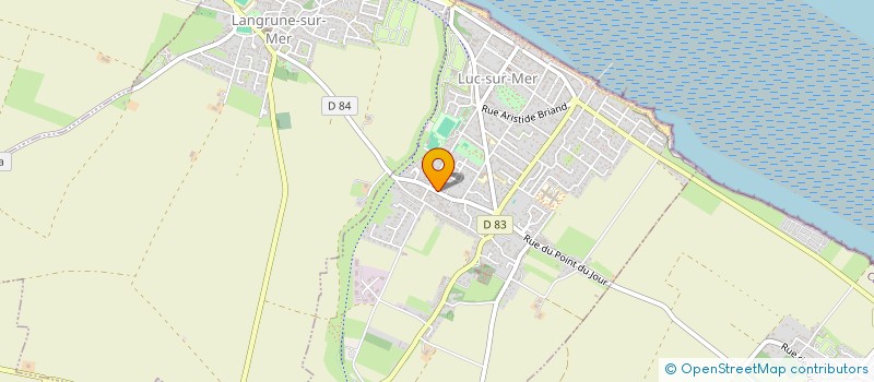 localisation de l'entreprise SARL BRICE  LUC-SUR-MER