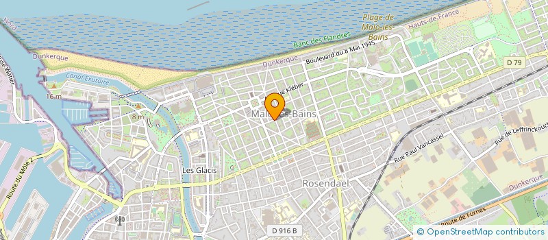 localisation de l'entreprise SARL BRICHE à DUNKERQUE