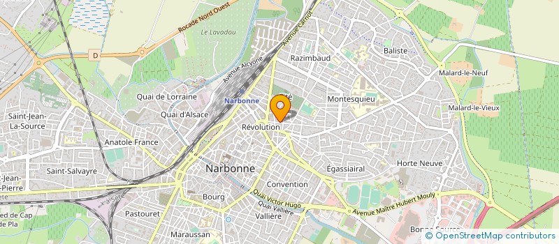 localisation de l'entreprise SARL BRICO BATI à NARBONNE