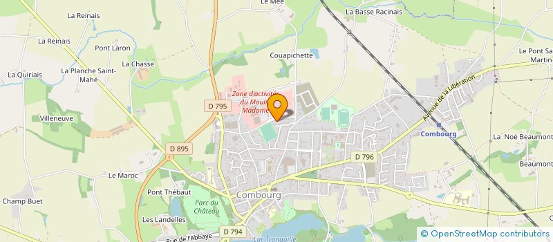localisation de l'entreprise SARL BRICO DIFFUSION à COMBOURG