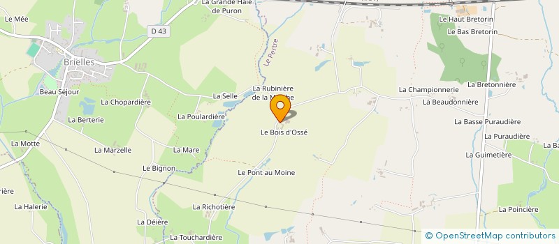 localisation de l'entreprise SARL BRIELLE  LE PERTRE