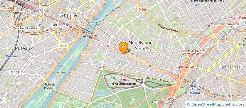 localisation de l'entreprise SARL BRIGIT  NEUILLY-SUR-SEINE