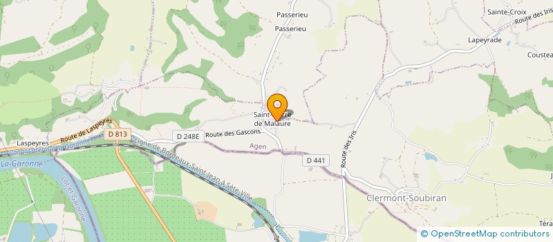 localisation de l'entreprise SARL BRIGNOLI  CLERMONT-SOUBIRAN