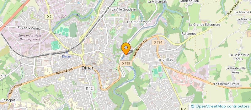 localisation de l'entreprise SARL BRIGOMAR à LANVALLAY