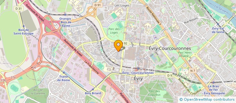 localisation de l'entreprise SARL BRIKA à EVRY-COURCOURONNES